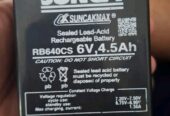 SUACA Charging Batterie 6V 4.5Ah