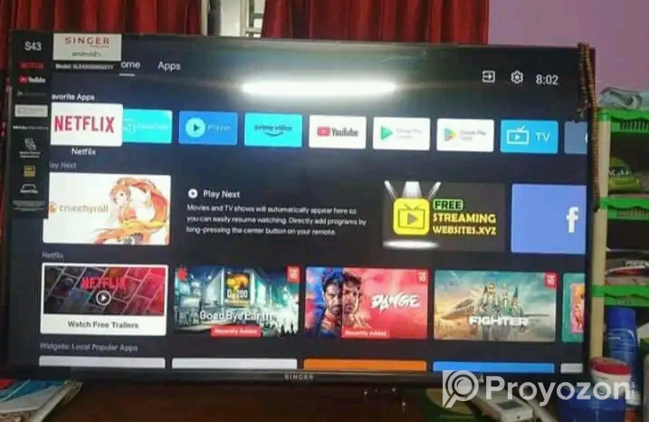 SINGER Primax 4K Android TV / 43″ (Used)