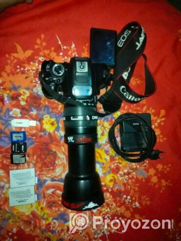 Canon 600D DSLR Camera With 55-250 Lens (Used)