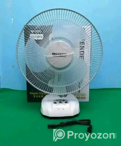 Rechargeable Table Fan,12″ inches Height