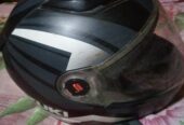 SUZUKI Helmet Black color & White step (used)