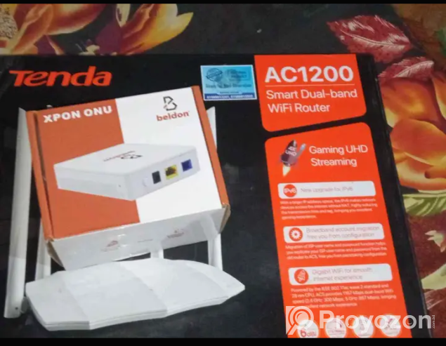 Tenda AC1200 Smart dual- band Wi-Fi router