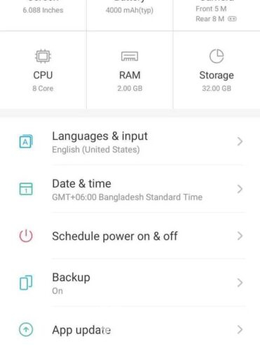 itel smartphone mobile, Version 1, RAM/ROM: 2/32