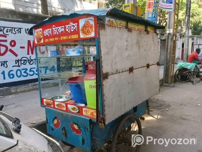 ফুড কার্ট ভ্যান গাড়ি