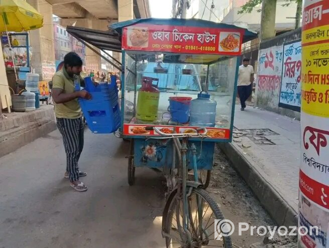 ফুড কার্ট ভ্যান গাড়ি