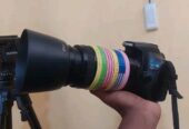 Canon 1300D with 75-300 zoom lens