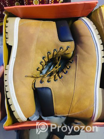 Richkid Mens Winter Boots Mustard